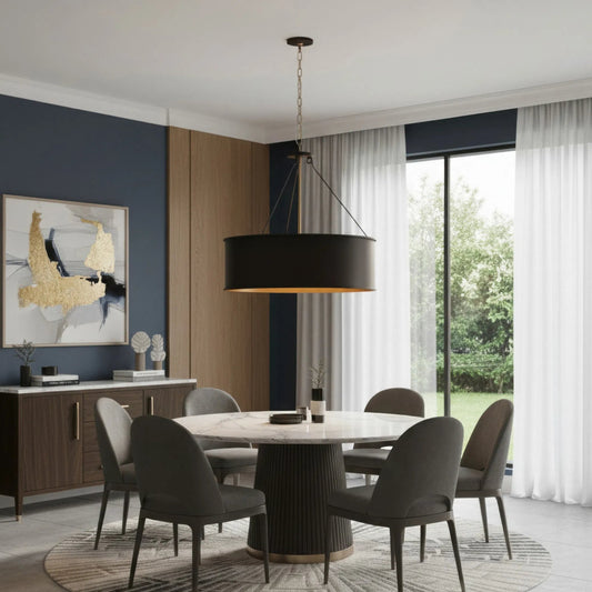 Cannery 5 Light Pendant by Varaluz. Made from galvanized steel in a unique style.