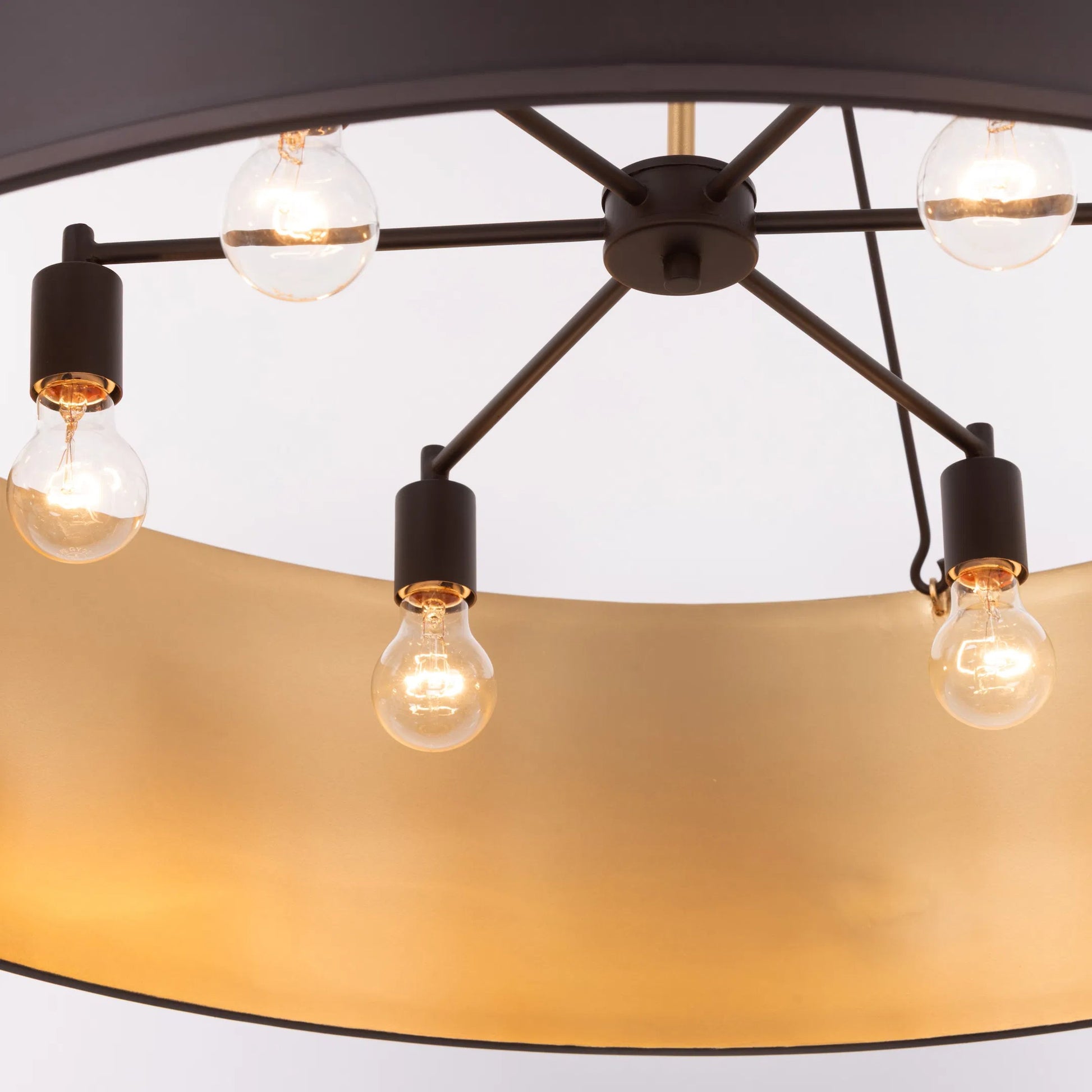 Cannery 6 Light Pendant by Varaluz. Made from galvanized steel in a unique style.