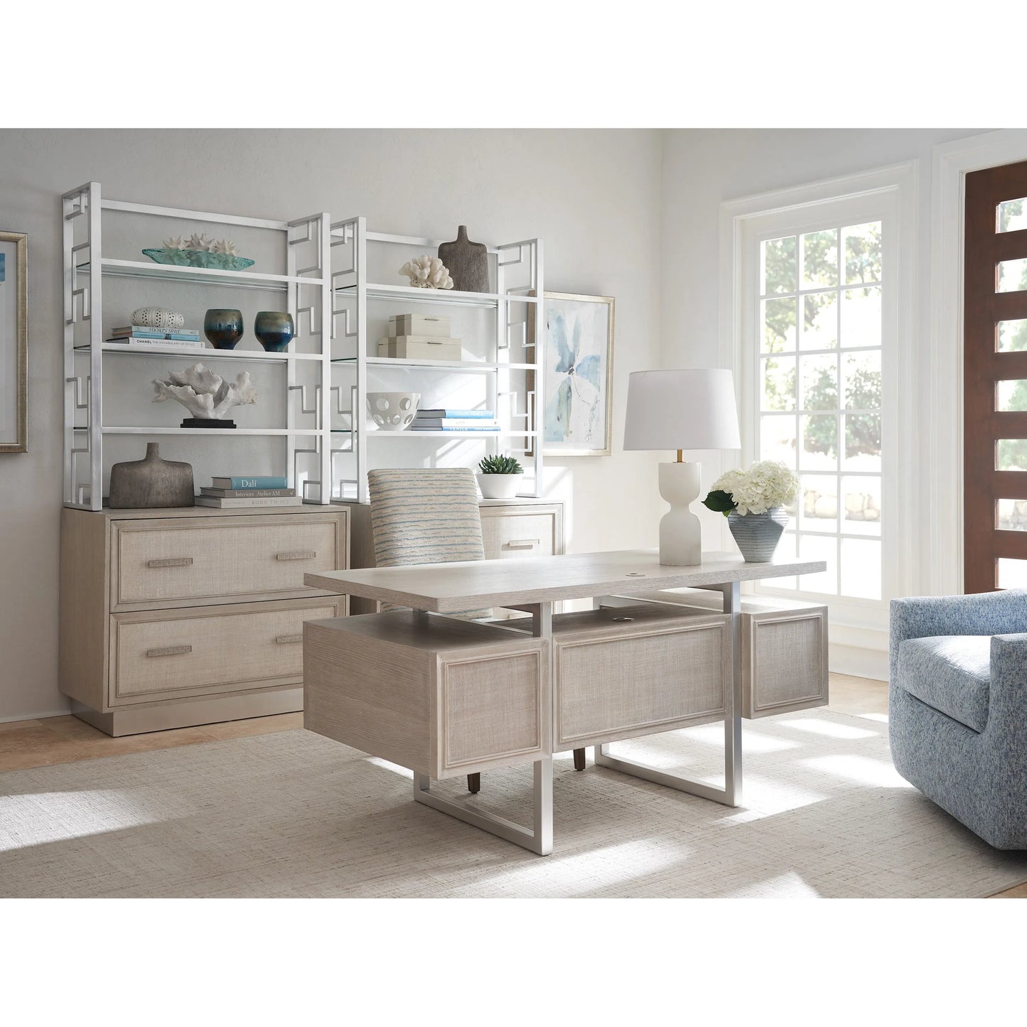 006 SI-2242493 | Lifestyle | Wheaton File Chest by Sligh in gray. Made from unique in a transitional style.