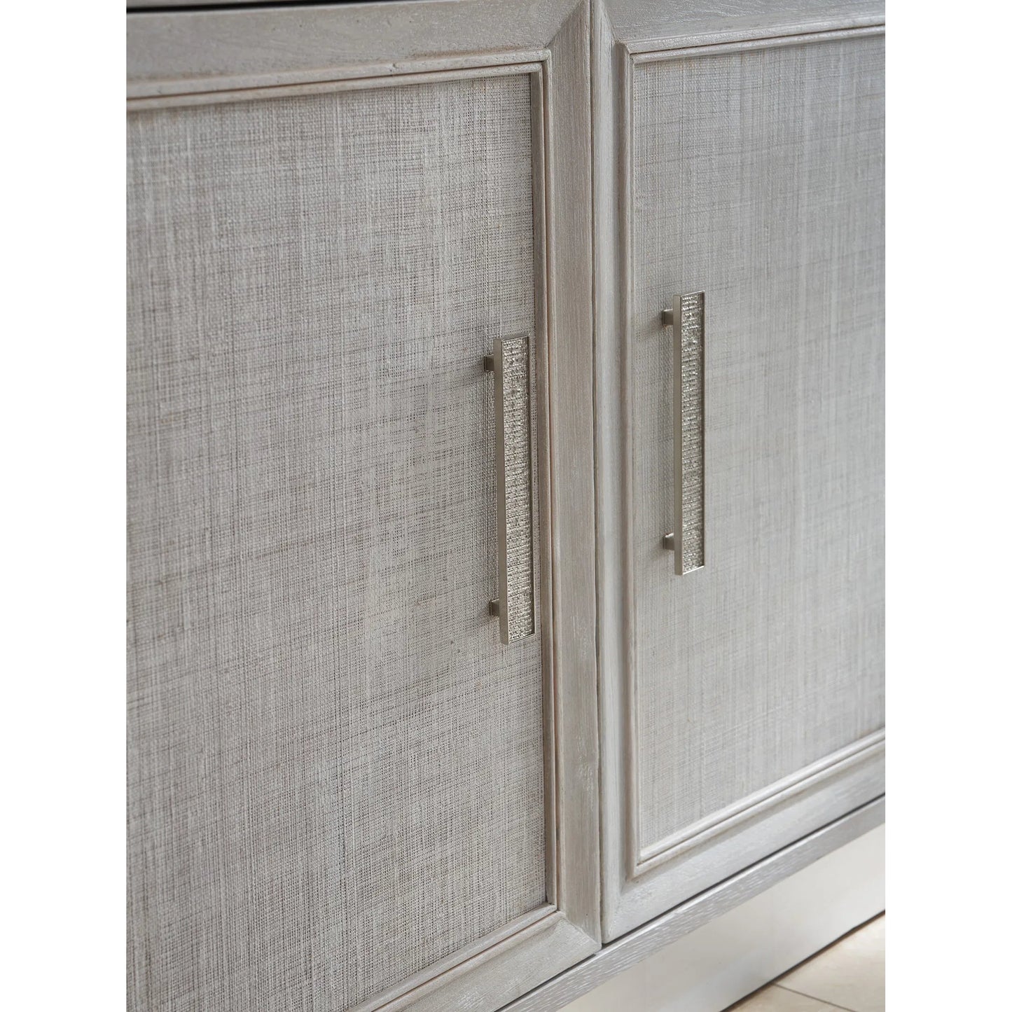 000 SI-2242494 | Closeup | Oakbrook Media Console by Sligh in gray. Made from unique in a transitional style.