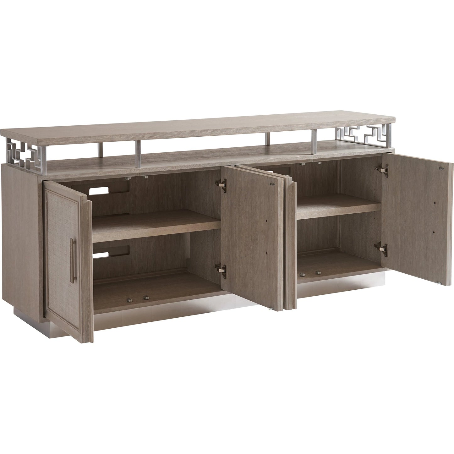 002 SI-2242494 | Additional Silo | Oakbrook Media Console by Sligh in gray. Made from unique in a transitional style.