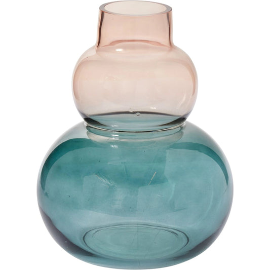 Twilight Vase by Accent Decor in multicolor. Made from glass in a modern style.