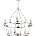 Allendale 20 Light Chandelier by Hudson Valley. Made from steel in a transitional style.