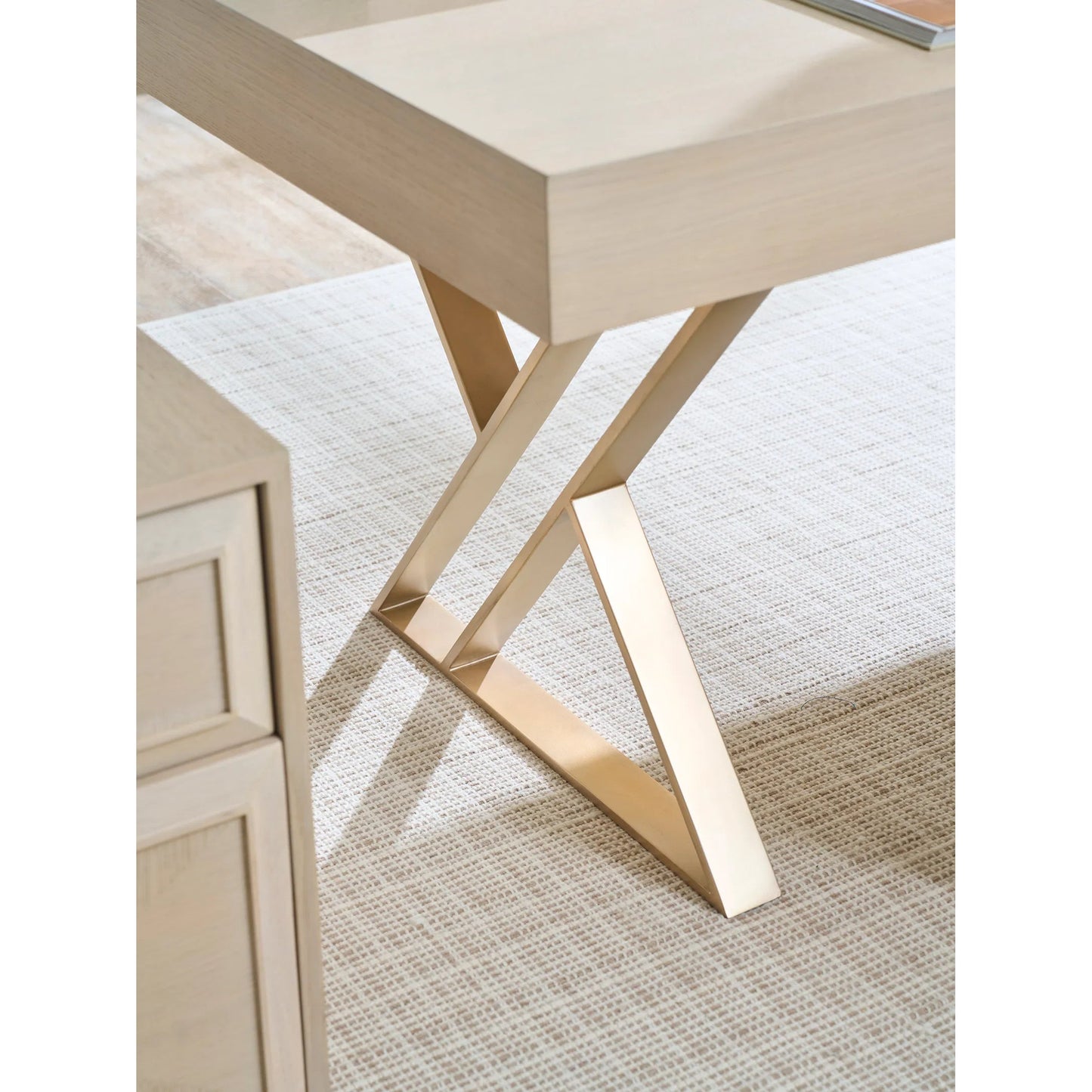 001 SI-2243933 | Closeup | Apogee Writing Desk by Sligh in sandscape. Made from unique in a transitional style.