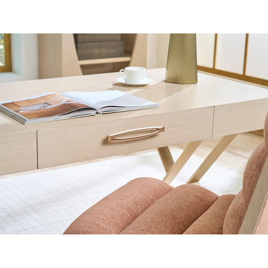 Apogee Writing Desk by Lexington in sandscape. Made from unique in a unique style.
