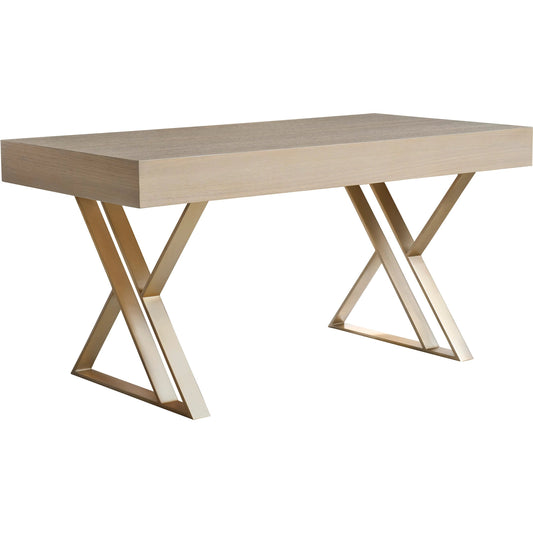 Apogee Writing Desk by Lexington in sandscape. Made from unique in a unique style.
