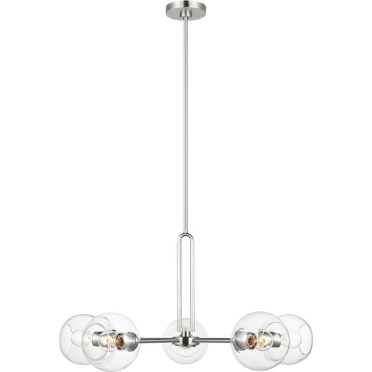 Codyn Five Light Large Chandelier by Visual Comfort & Co.. Made from steel in a unique style.