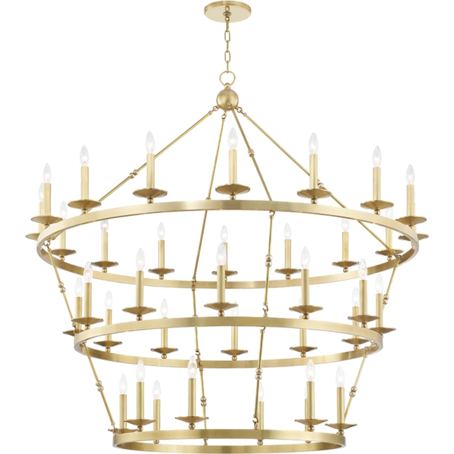 001 SR-859801 | Primary Silo | Allendale 36 Light Chandelier by Hudson Valley. Made from steel in a traditional style.