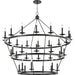 Allendale 36 Light Chandelier by Hudson Valley. Made from steel in a traditional style.
