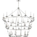 Allendale 36 Light Chandelier by Hudson Valley. Made from steel in a traditional style.
