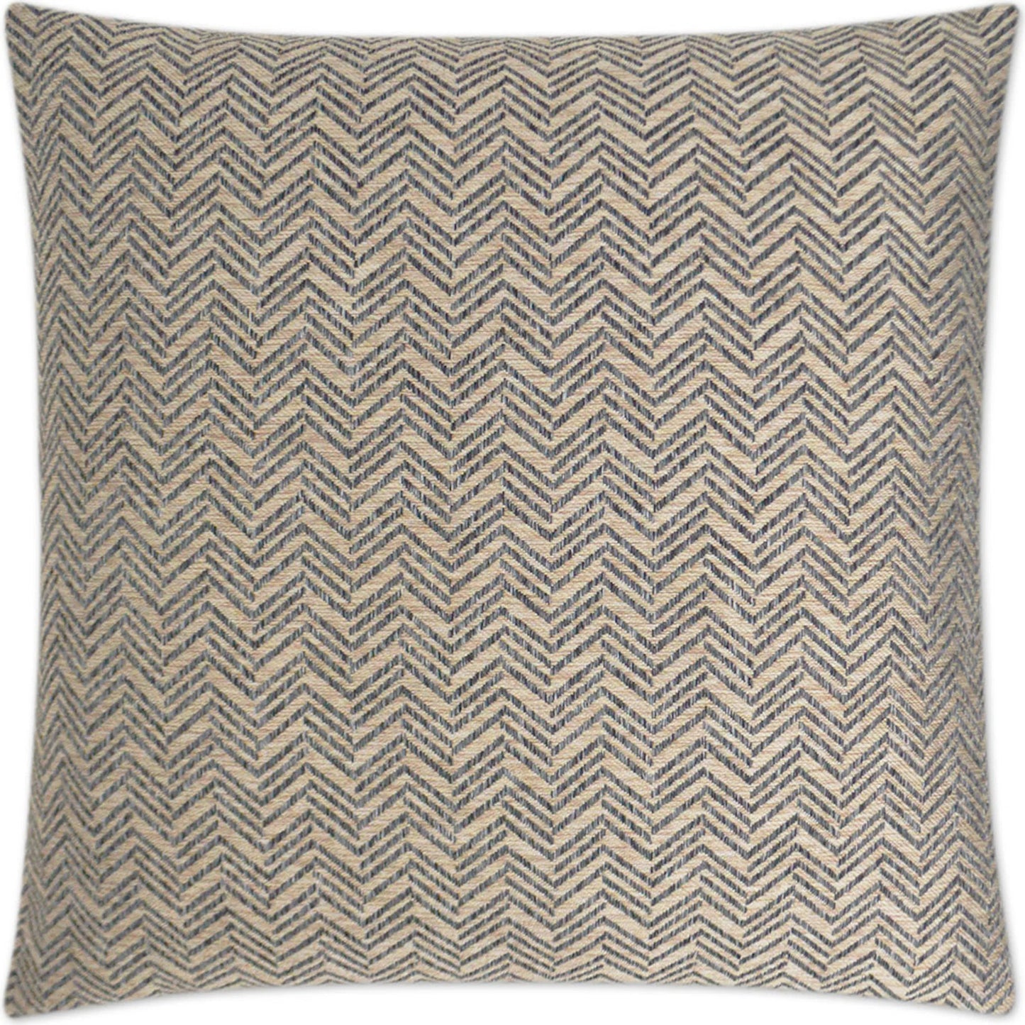 001 SI-2381774 | Primary Silo | Michigan Pillow by DV Kap Home in beige, navy. Made from 100% polyester in a transitional style.