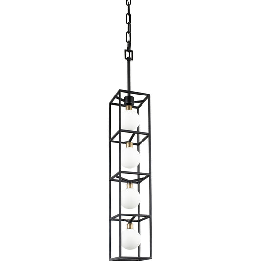 Plaza Foyer by Varaluz in carbon, havana gold. Made from unique in a modern style.