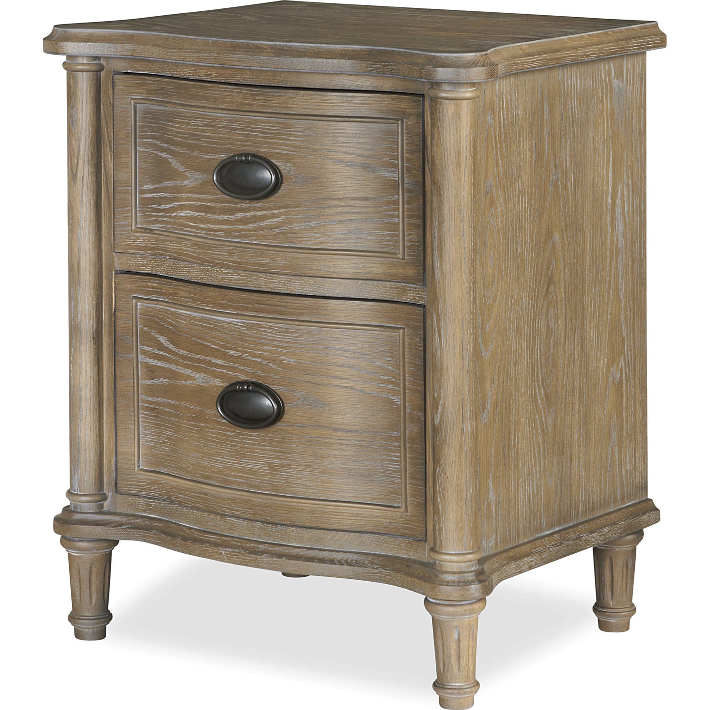 002 SR-813279 | Additional Silo | Devon Nightstand by Universal Furniture in antique oiled bronze and studio. Made from unique in a cottage & farmhouse style.
