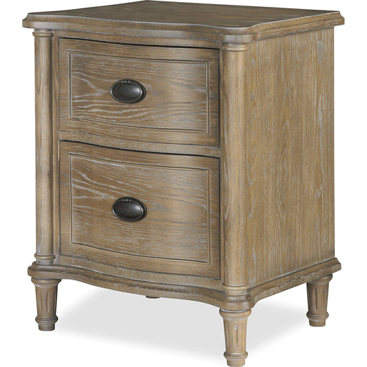 Devon Nightstand by Universal Furniture in antique oiled bronze and studio. Made from unique in a cottage & farmhouse style.