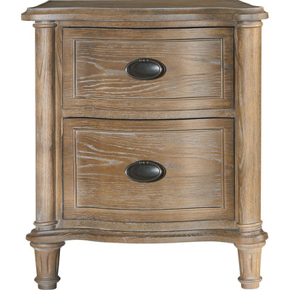 Devon Nightstand by Universal Furniture in antique oiled bronze and studio. Made from unique in a cottage & farmhouse style.