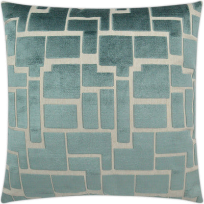 Aura Pillow by DV Kap Home. Made from 69% rayon, 21% polyester, 10% linen in a modern style.