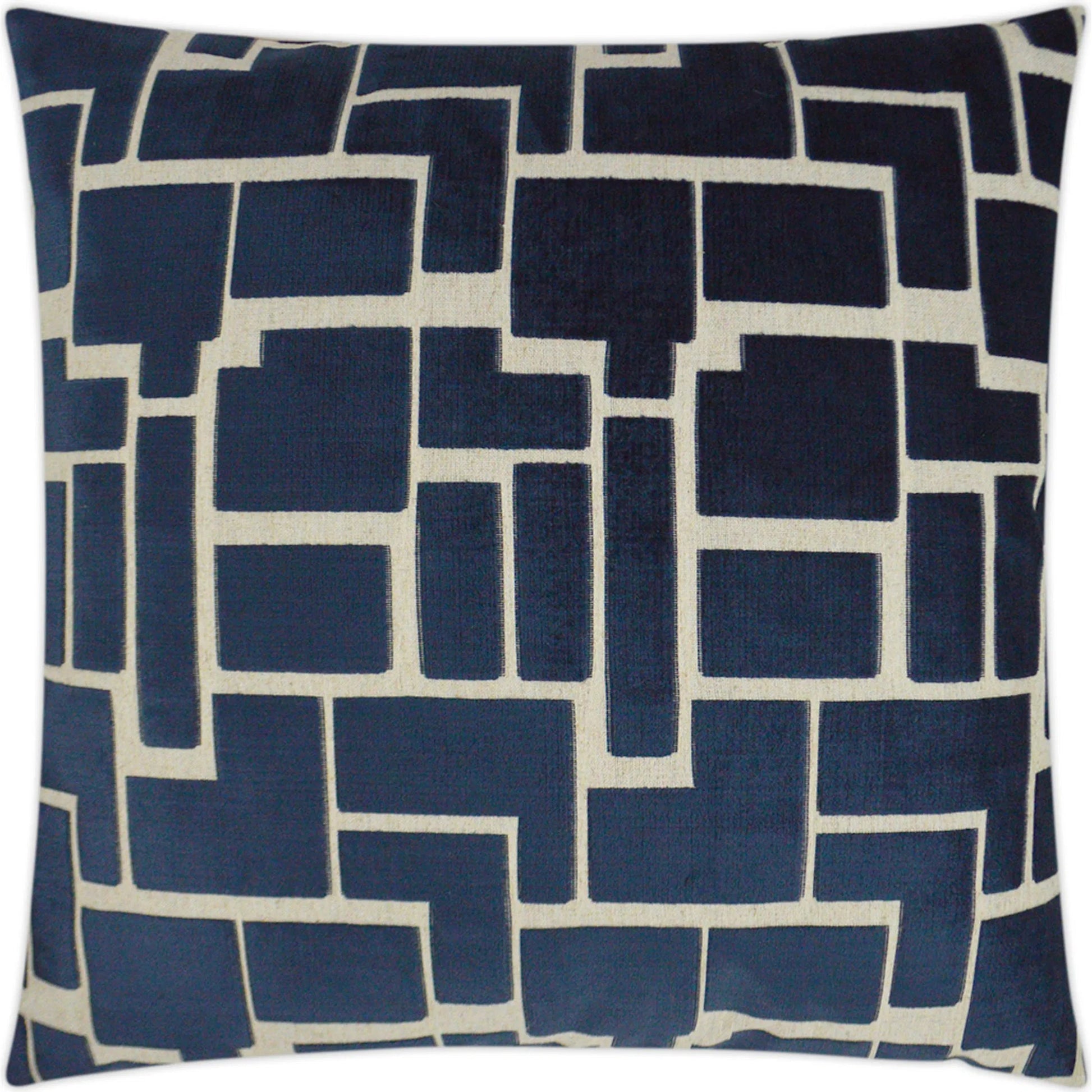 Aura Pillow by DV Kap Home. Made from 69% rayon, 21% polyester, 10% linen in a modern style.
