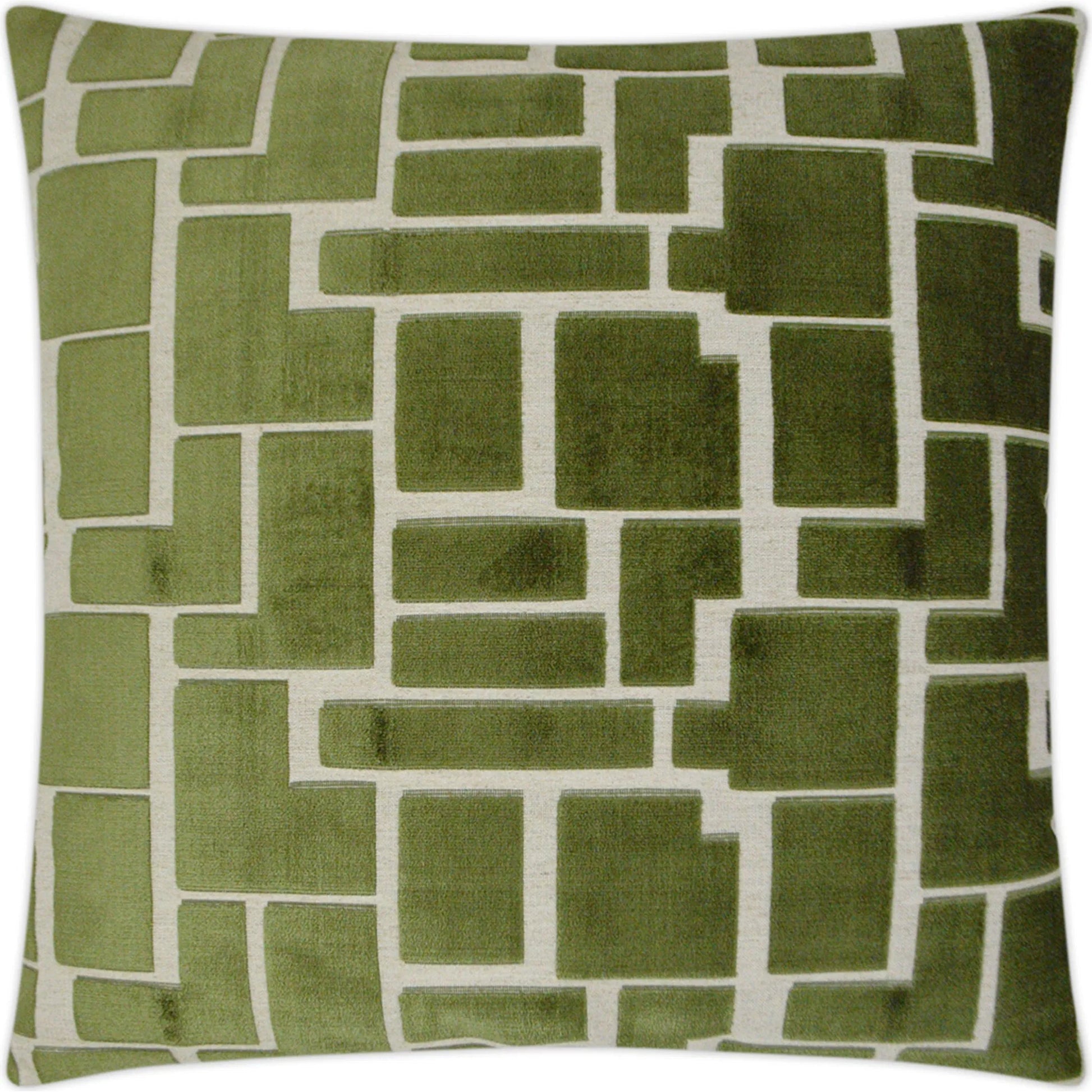 Aura Pillow by DV Kap Home. Made from 69% rayon, 21% polyester, 10% linen in a modern style.