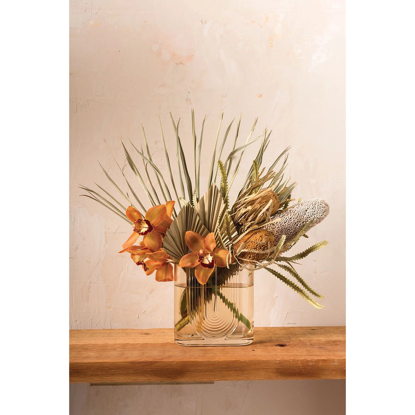 003 SI-2085100 | Lifestyle | Moreno Vase by Accent Decor in amber. Made from glass in a modern style.