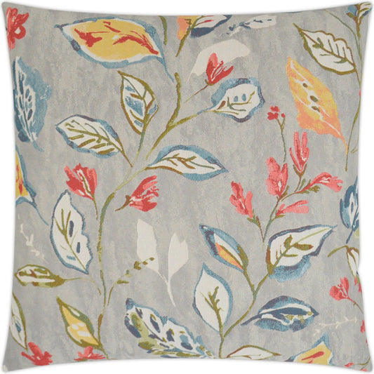 Ella Pillow by DV Kap Home in grey. Made from 100% polyester in a unique style.