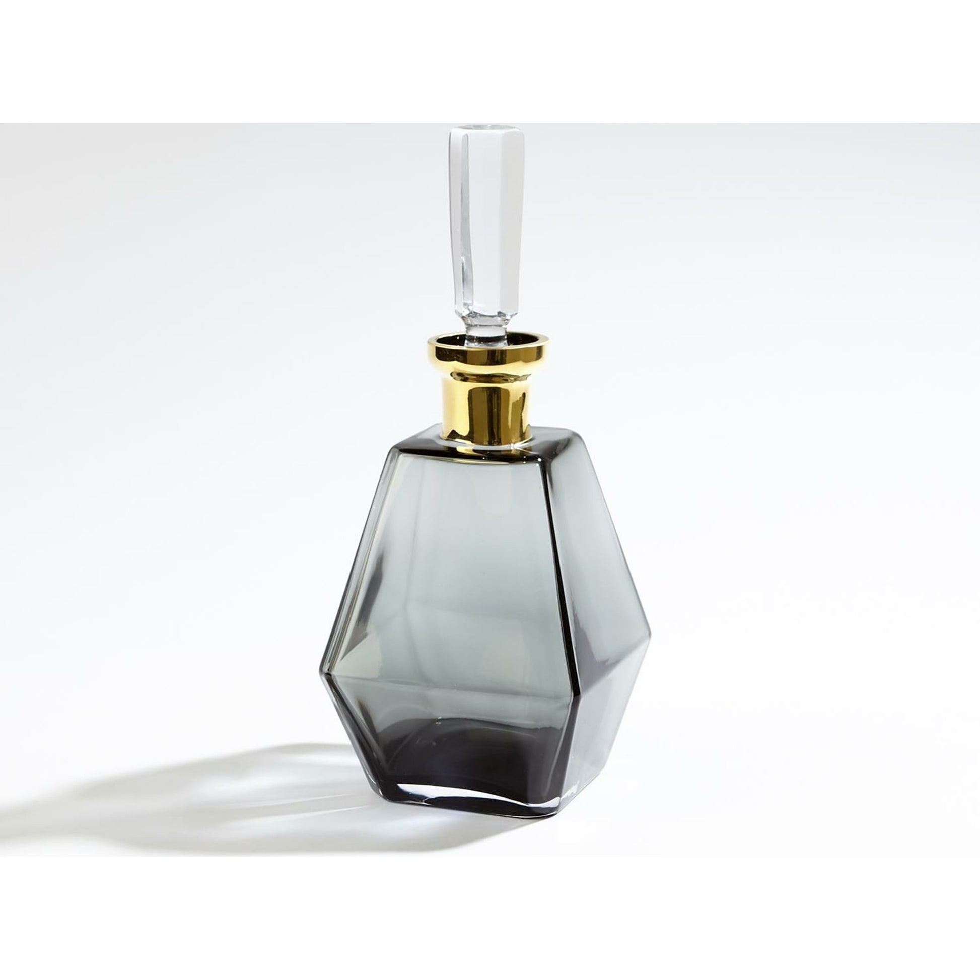 Cone Decanter by Global Views. Made from glass in a transitional style.