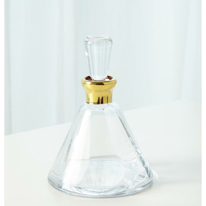 Cone Decanter by Global Views. Made from glass in a transitional style.