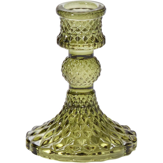 Gillian Candlestick 2 (Set of 2) by Accent Decor. Made from glass in a traditional style.