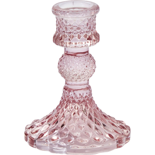 Gillian Candlestick 2 (Set of 2) by Accent Decor. Made from glass in a traditional style.