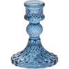 Blue / D 3" / W 3" / H 4"