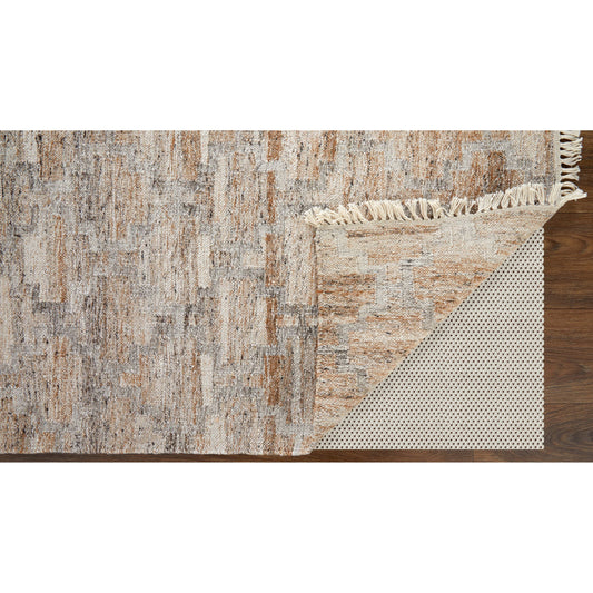 Beckett Transitional Trellis & Lattice Rug - 0787F by Feizy in tan, gray, ivory. Made from 100% pet yarn in a unique style.