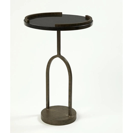 Wishbone Accent Table by Global Views. Made from cast iron, granite in a eclectic & global style.