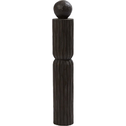 Amelot Pillar by Global Views. Made from wood in a eclectic & global style.