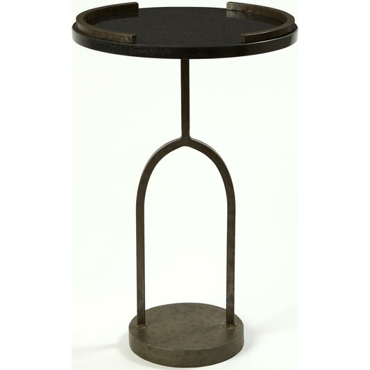 Wishbone Accent Table by Global Views. Made from cast iron, granite in a eclectic & global style.