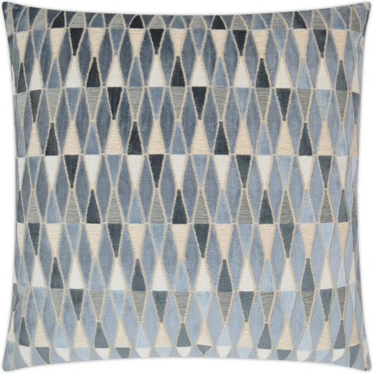 Abrash Pillow by DV Kap Home. Made from 55% polyester, 31% viscose, 14% cotton in a unique style.