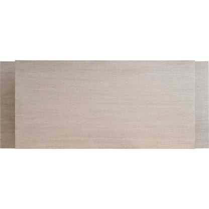 Farallon Executive Desk by Sligh in white oak. Made from white oak in a unique style.