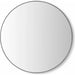 Aalina Grand Round Mirror by Interlude Home. Made from stainless steel, mirror in a modern style.