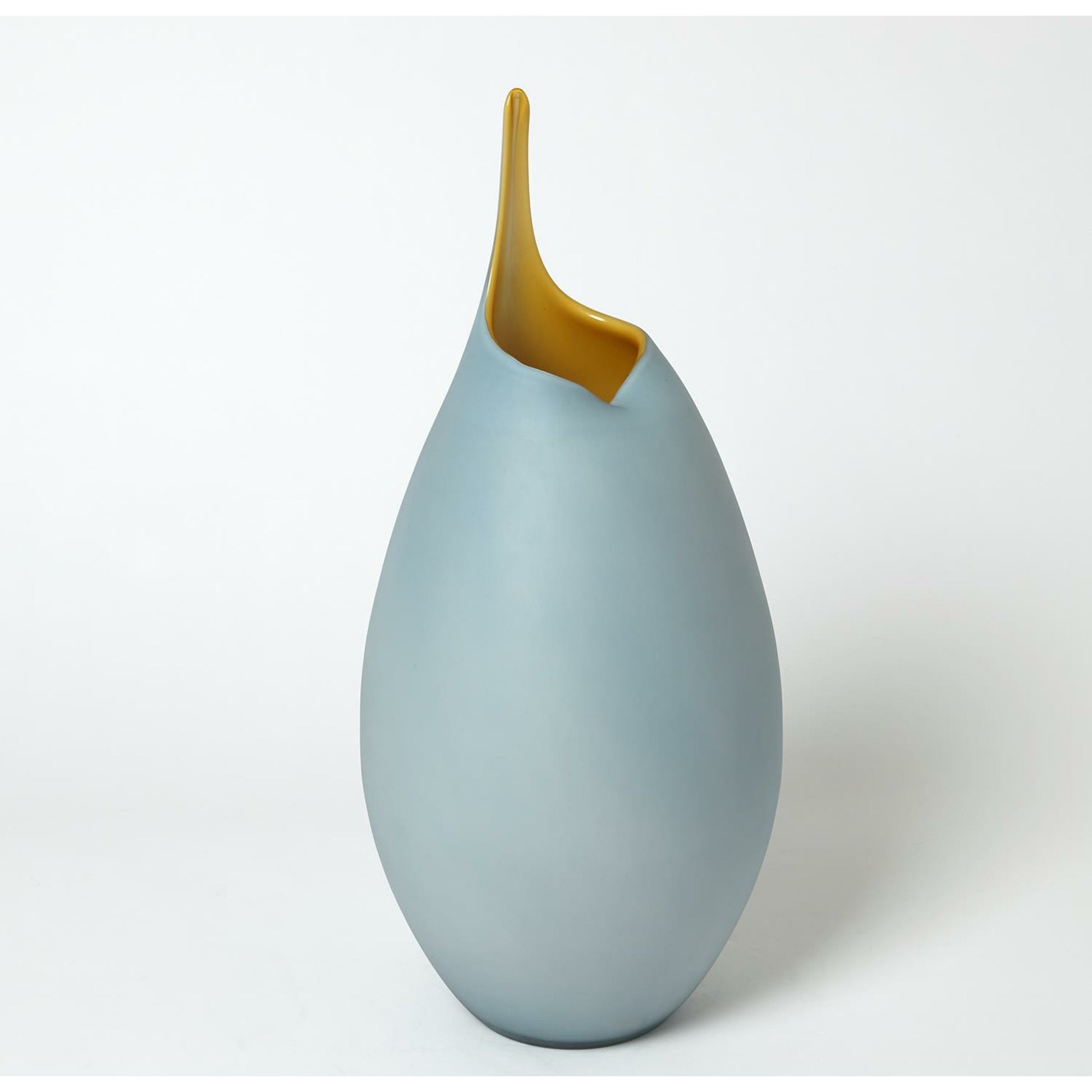 Frosted Vase by Global Views. Made from glass in a modern style.