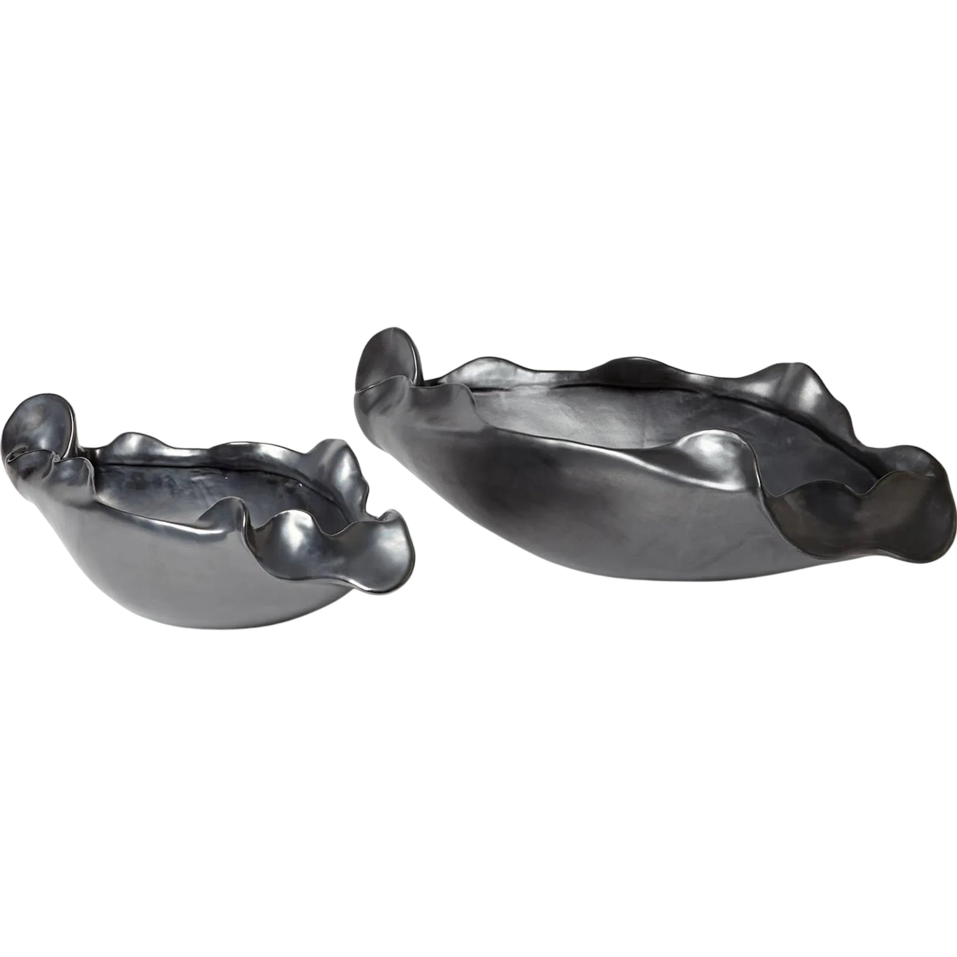 Free Form Organic Bowl by Global Views. Made from ceramic in a modern style.