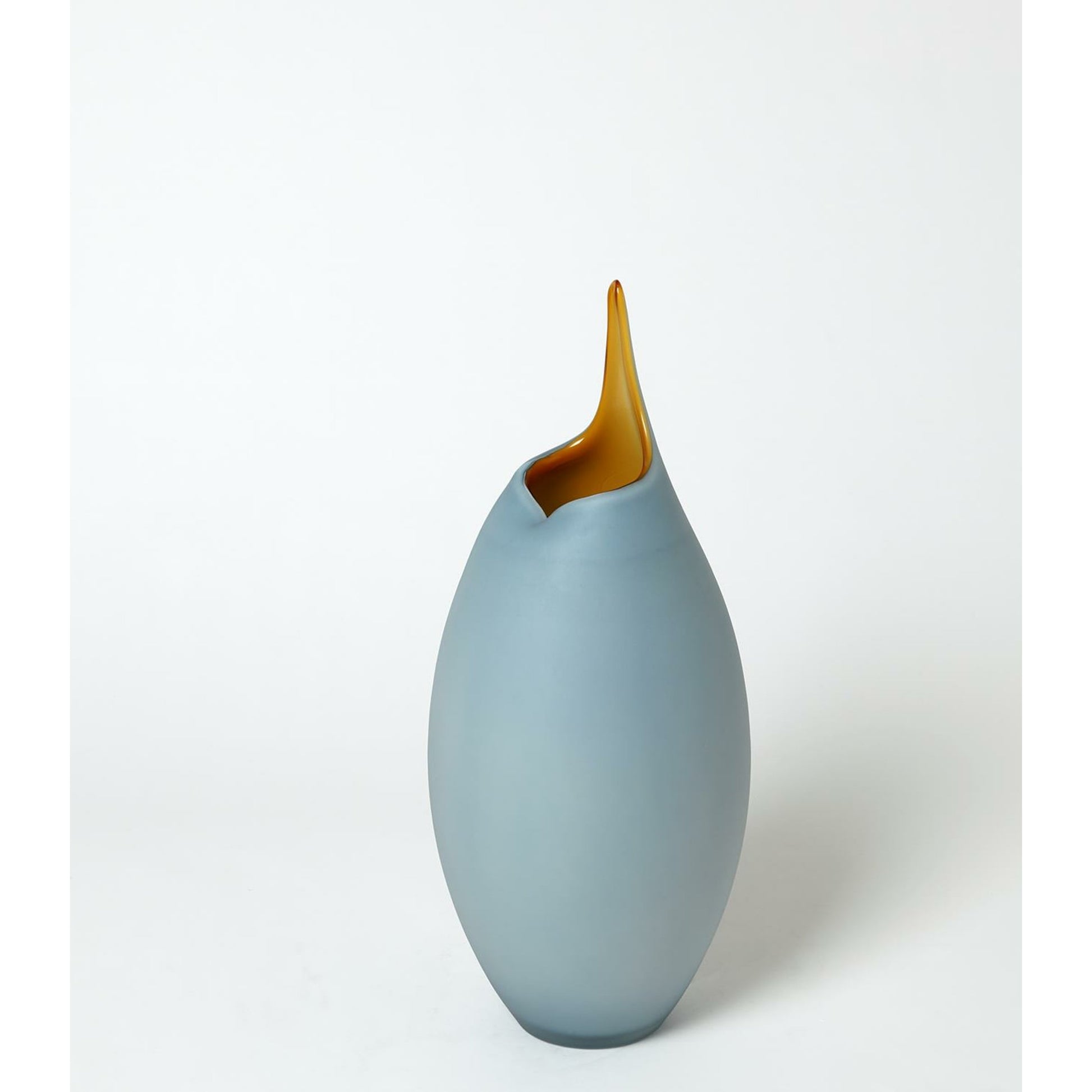 Frosted Vase by Global Views. Made from glass in a modern style.