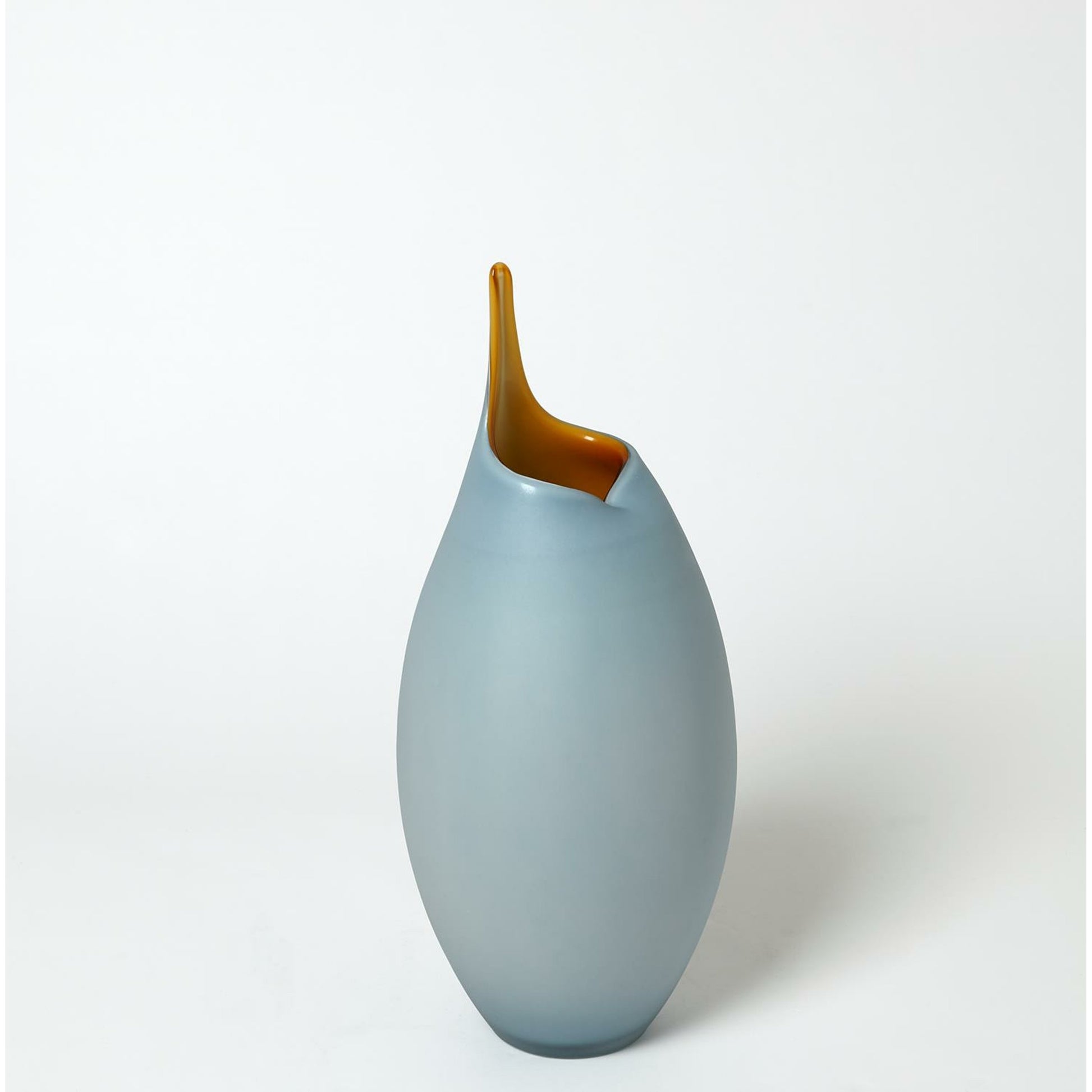 Frosted Vase by Global Views. Made from glass in a modern style.