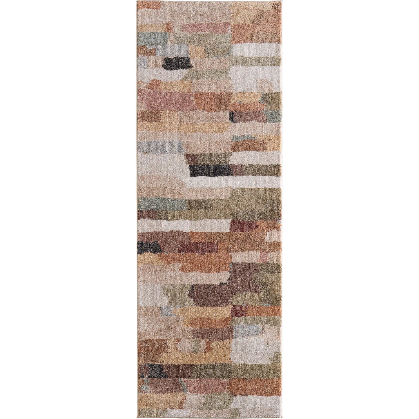 002 SI-2461712 | Primary Silo | Pearson PRS39SHF Rug by Feizy in brown, tan, green. Made from polyester in a unique style.