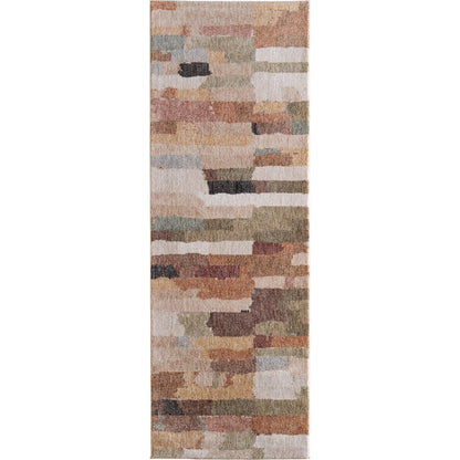 Pearson PRS39SHF Rug by Feizy in brown, tan, green. Made from polyester in a unique style.