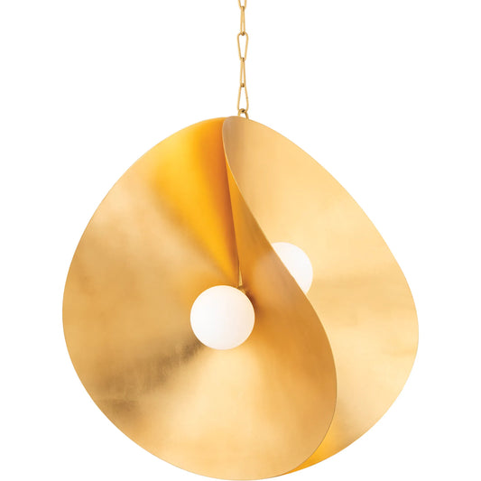 Peony Pendant by Corbett. Made from steel in a modern style.