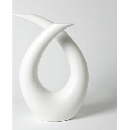 Loop Sculpture by Global Views. Made from ceramic in a modern style.