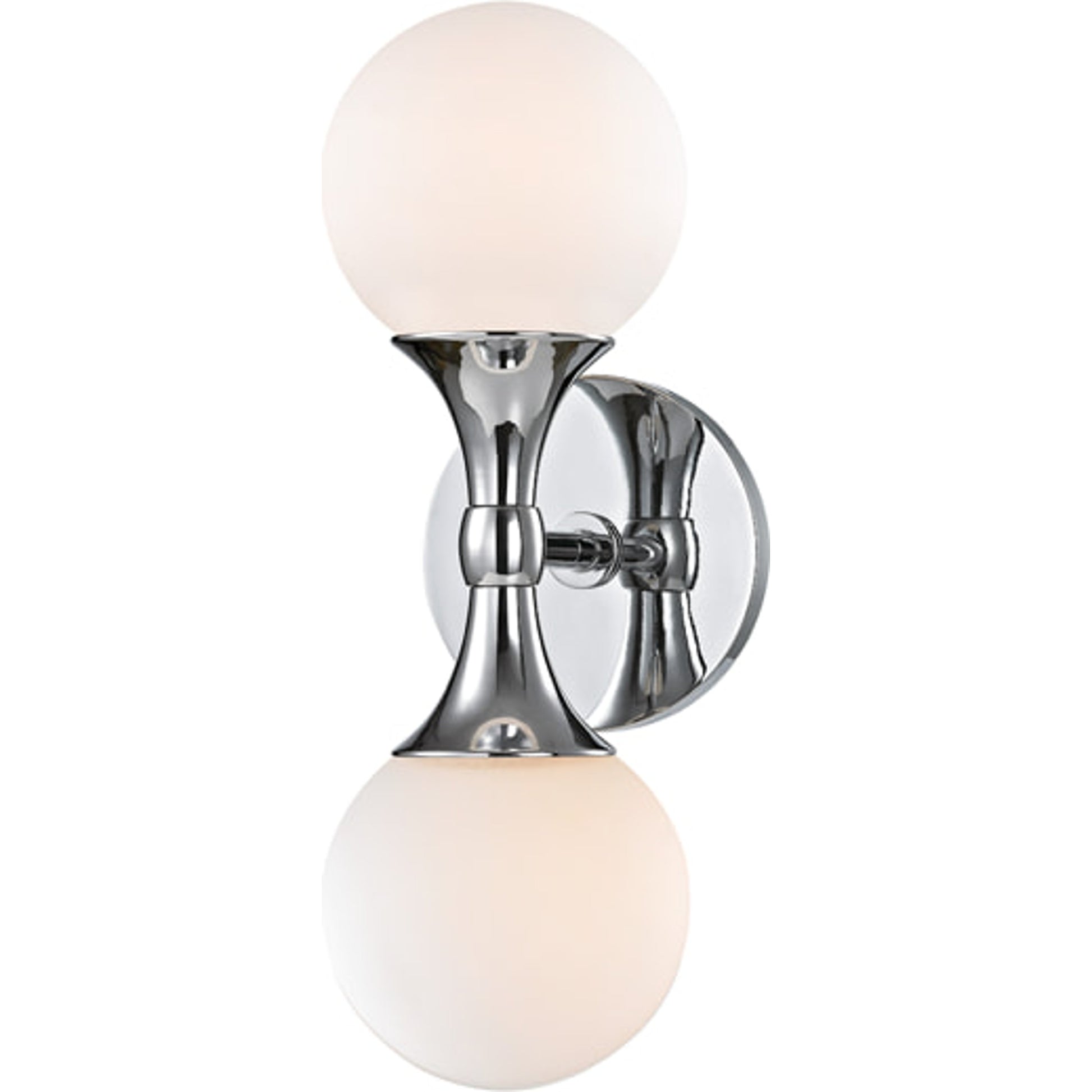 Astoria Wall Sconce by Hudson Valley in aged brass. Made from steel in a modern style.