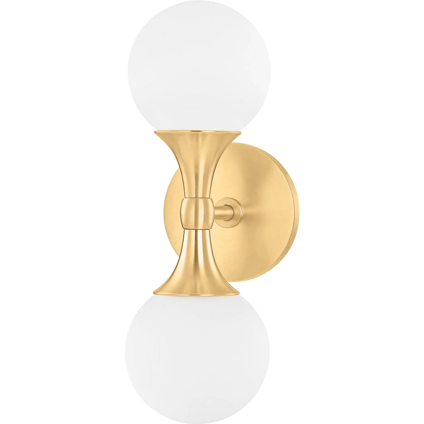 001 S-309899 | Primary Silo | Astoria Wall Sconce by Hudson Valley in aged brass. Made from steel in a modern style.