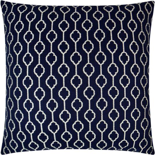 Striker Pillow by DV Kap Home in navy. Made from 100% polyester in a unique style.