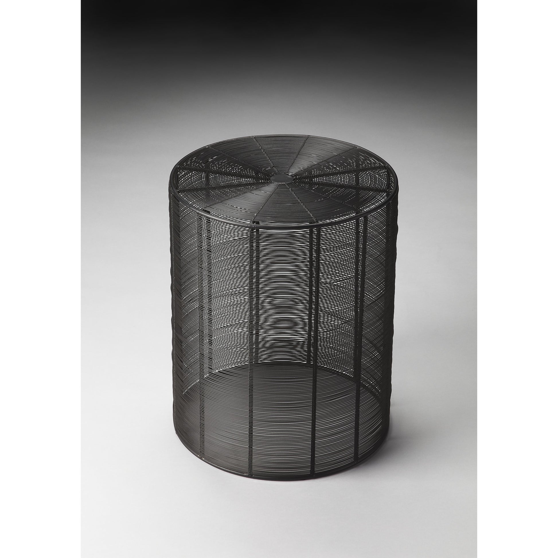 Renwick Iron Cage Bunching Table by Butler Specialty Company in black and metalworks. Made from unique in a modern style.