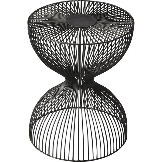 Nicholas Iron Cage Bunching Table by Butler Specialty Company in black and metalworks. Made from unique in a modern style.