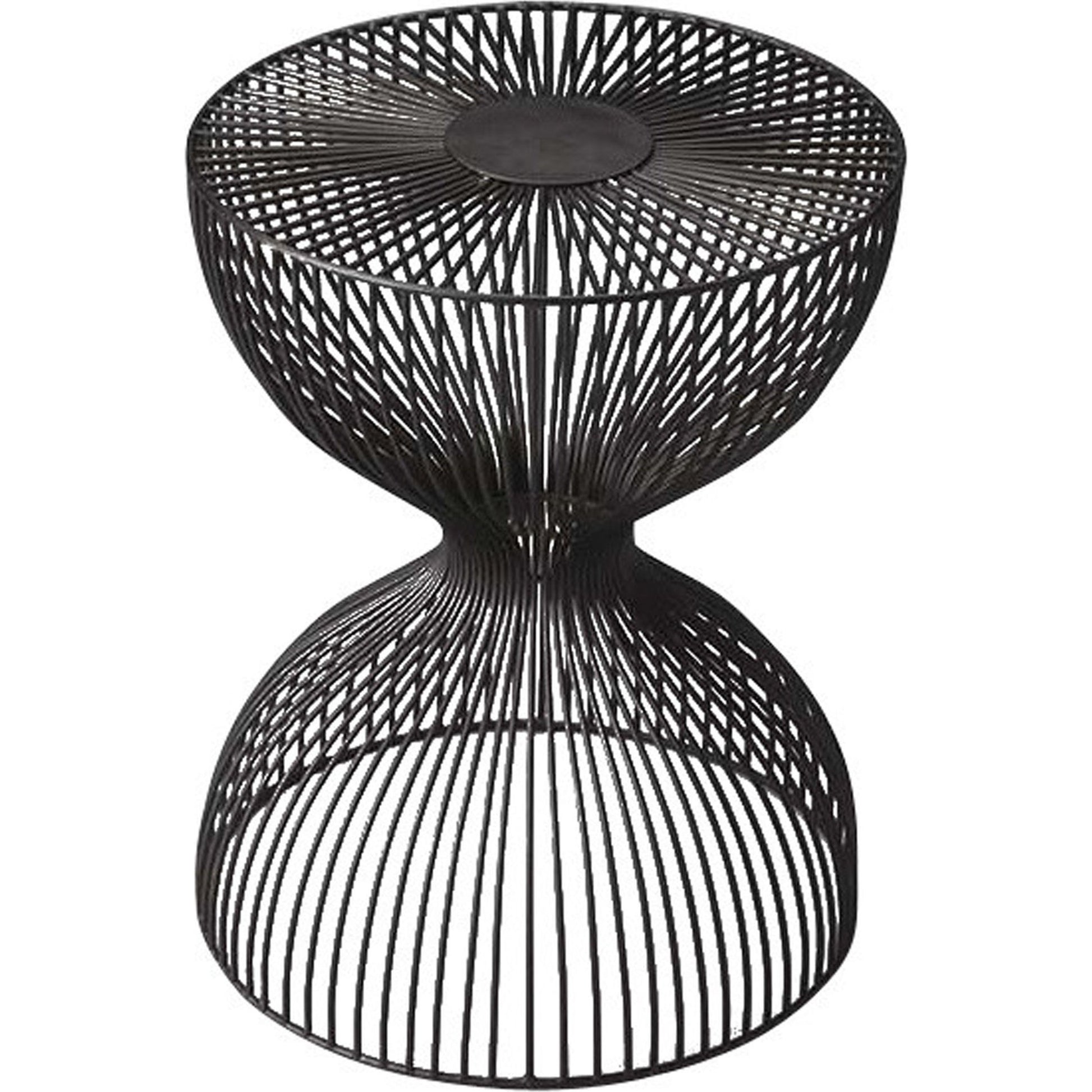 Nicholas Iron Cage Bunching Table by Butler Specialty Company in black and metalworks. Made from unique in a modern style.